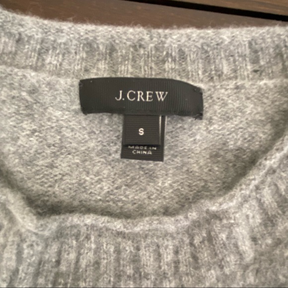 JCrew Llama with Rhinestones 100% Wool Sweater. Size Small. - Picture 3 of 10
